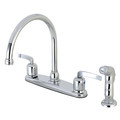 Kingston FB791EFLSP 8-Inch Centerset Kitchen Faucet with Sprayer FB791EFLSP